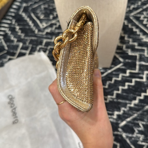 olga berg Nico Crystal Clutch in Gold - Picture 6 of 11